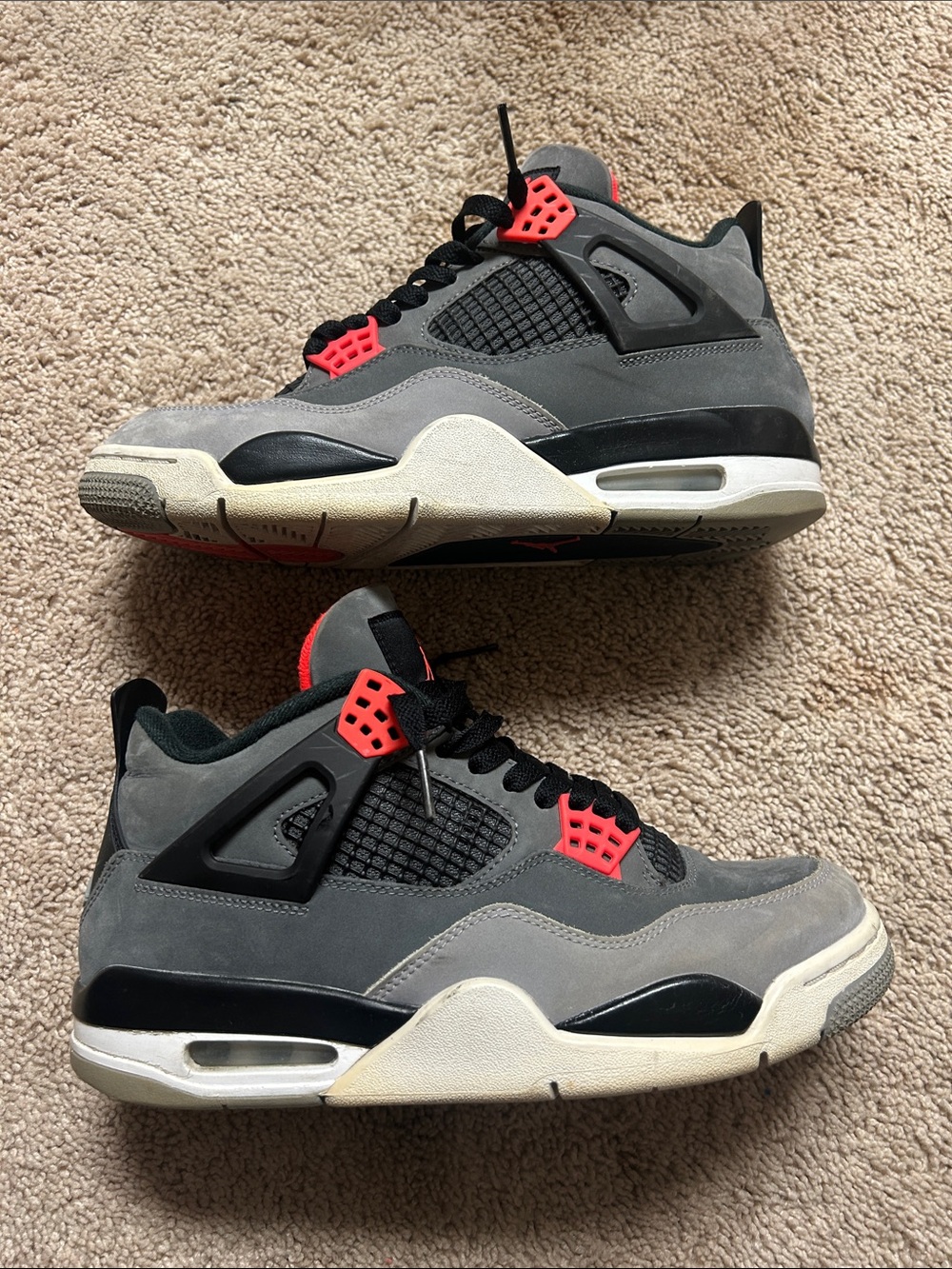 Men's Air Jordan 4 Retro GS 'Infrared' 8